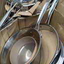 Cuisinart Chefs Classic 11-Piece Stainless Steel Pots and Pans Set, Cookware Set Compatible with Induction, Electric, Gas Cooktops, Aluminum Core for Even Heat, Cool Grip Handles, Dishwasher Safe