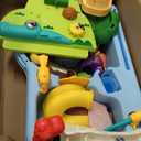 2027 Upgraded 10-in-1 Sand Water Table for Toddlers 1-3, Kids Sensory Table with Electric Water Pump & Elephant Faucet, Play Kitchen Sink with Food Accessories, Fishing Toy, 21" x 11"