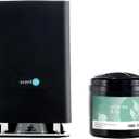 ScentAir Whisper Home | Black Diffuser Machine, Scents up to 800 Sq. Ft Room, Compatible with Alexa & Google, WiFi & Bluetooth Enabled - ScentAir Cartridge White Tea & Fig