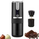 Portable Coffee Maker, Auto Mini Handheld Coffee Machine Cordless Type C Rechargeable with 1200mAh Battery for Travel Camping, Driving, Home and Office, Compatible for K Cup