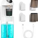 600 mL Automatic Mouthwash Dispenser for Bathroom, Intelligent Magnetic Induction Accurately Dispenses Liquid, Which is Hygienic & Convenient, Protect Dental Health for The Whole Family (White)
