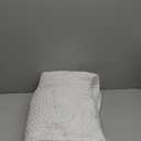 PHF Pre-Washed Cotton Waffle Weave Blanket Queen Size for Bed,Snag Proof Throw Blanket for Couch Spring Summer Lightweight Breathable,Oeko-TEX Certified,Machine Washable, Home Decor Gift-White