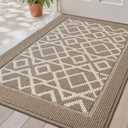 LUMI Entryway Floor Mat 24x36, Deep Mud Removal and Water Absorption, Dustproof and Wear-Resistant, Easy to Clean, Suitable for Home/Office, Taupe