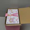 Jewelkeeper Jewelry Box for Girls with 3 Drawers - Musical Princess Jewelry Box with Spinning Doll and Dance of The Sugar Plum Fairy Tune - Appreciated Gifts for Kids - 9.5 x 7.75 x 9.5 Inches (White)