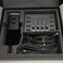 FIFINE Gaming Equipment Bundle, Dynamic XLR/USB Gaming Microphone Set with Streaming Audio Mixer for Podcast Recording Video Vocal, RGB Gamer Set with Volume Fader/XLR Interface for PC-AmpliGame KS5 (Black)