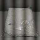 ASANDY Women's Floral Lace Short Sleeve Square Neck Flower Swing Hem Layered Fairy Wedding Bridesmaid Cocktail Maxi Dress (Large, White)