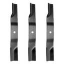 54" High Lift Mower Blades Set for Gravely 02961700 70763400 2961700 Ariens Zoom XL 54 Zero Turn with 54 inch Deck Lawn Mower Replace 02961700 70763400 2961700 (2 Pack), Black