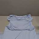 AISWI Women's Maternity Off The Shoulder Maxi Dress Mesh Ruched Bodycon Pregnancy Dresses Baby Shower Photoshoot XL