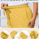 Locoowai 3 Pack Women's Plus Size Capris (XXXL)