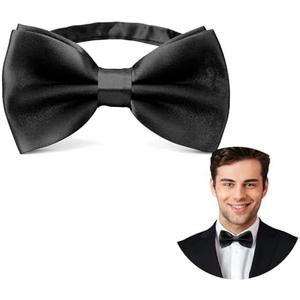 Pack of 3, Yetuab Men's Pre Tied Adjustable Bow Ties for Men Women Boys Necktie Bow Tie Wedding Party Concerts