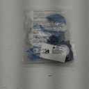 JOYMEMO Nautical Baby Shower Maternity Sash Kit - Blue Ahoy NauticalmBaby Shower Belly Belt and Mom to Be & Dad to Be Corsage Pins, Pregnancy New Parents Photo Props Ocean Theme Party Supplies