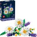 LEGO Botanicals Daisies Building Toy - Artificial Flowers Crafting Kit for Girls & Boys, Ages 9+ - Kids Room Decor for Book Shelf or Desk - Gift Idea for Birthdays - 11508