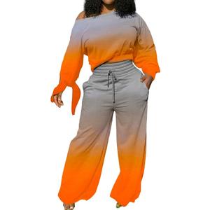 sexycherry Casual Pants Outfits for Women Sexy Long Sleeve Sweatsuit Jogging Long Pants Sets Tracksuit with Pockets, XL