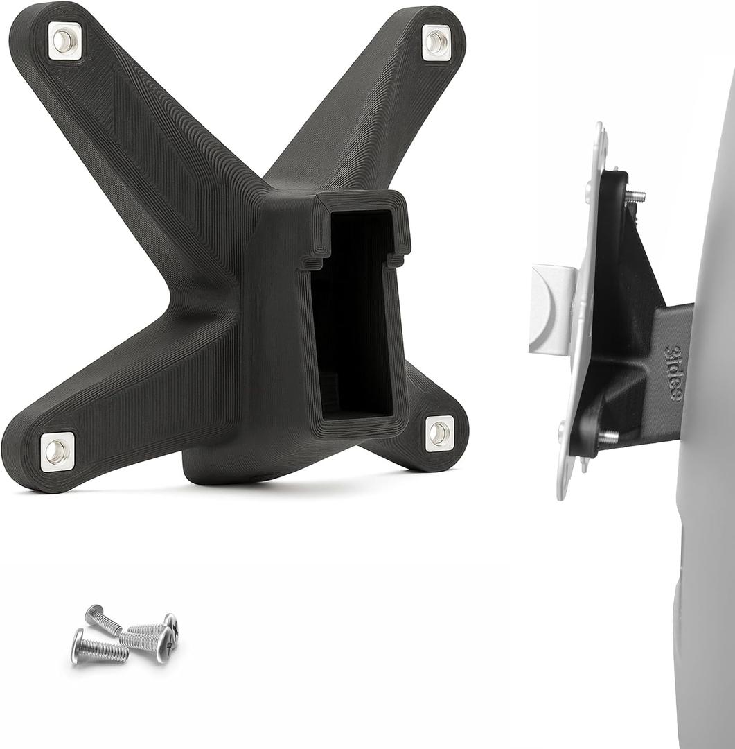 3IDEE VESA Adapter, VESA Mount Compatible with HP All-in-One PC - VESA Mount 75x75mm - VESA Adapter HP for Monitors Without VESA Connection (ProOne 440 G9)