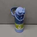 32 oz Insulated Water Bottle with 2 Lids (2-in-1 Straw & Spout Lid, Magnetic Lid), Slim Water Bottle with Strap, Stainless Steel Water Bottle for Hiking, Gym, Travel, BPA-Free, Dark Blue