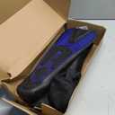 WACOOL Adult Short Light Full Foot Pocket Travel Size Fins Short Blade Fins Flippers for Snorkeling Diving Scuba or Swimming Training (Blue XL)