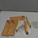 Sayglossy 12 pc Inspirational Thanksgiving Gifts for Coworker Fall Bamboo Ballpoint Pen Motivational Pens with Kraft Greeting Cards for Teacher Staff Team Friendsgiving Office Supplies