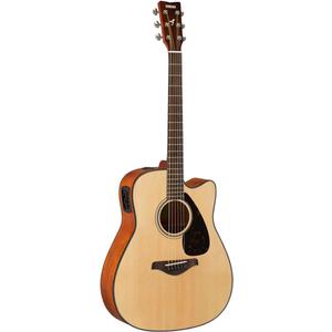 Yamaha FGX800C Solid Top Cutaway Acoustic-Electric Guitar, Dreadnought