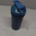 BlenderBottle Shaker Bottle with Pill Organizer and Storage for Protein Powder, Classic V2 ProStak System, 22-Ounce, Ocean Blue
