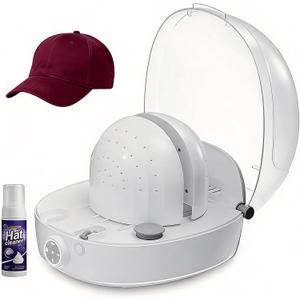 Hat Steamer, Hat Shaper Machine, Automatic Cap Cleaner, Steam Ironing and Quick Drying for All Styles Sports Caps