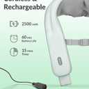 Snailax Cordless Neck Massager with Heat, Shiatsu Neck Shoulder Massager for Pain Relief Deep Tissue, 4D Kneading Back Massager Pillow, Rechargable Portable Massager, Gifts/Presents for Women, Men