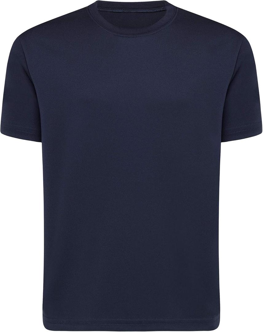 Opna Youth Boys Dri Fit Athletic T Shirts for Boys & Girls Sports Undershirt  Youth & Teen Sizes (Blue, XL)