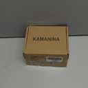 KAMANINA Replacement Finials for 1 or 7/ 8 Inch Curtain rods, Twisted Cage, M6 Screw Rod Finials, Black, 2pcs