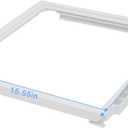 240599803 Refrigerator Shelf Frame, Crisper Pan Cover Compatible with Frigidaire Refrigerator shelf frame replacement Without Glass 16.5" x 15-5/8"