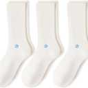 Honeycomb Style Woman Socks 3 Pairs Set (White, L)