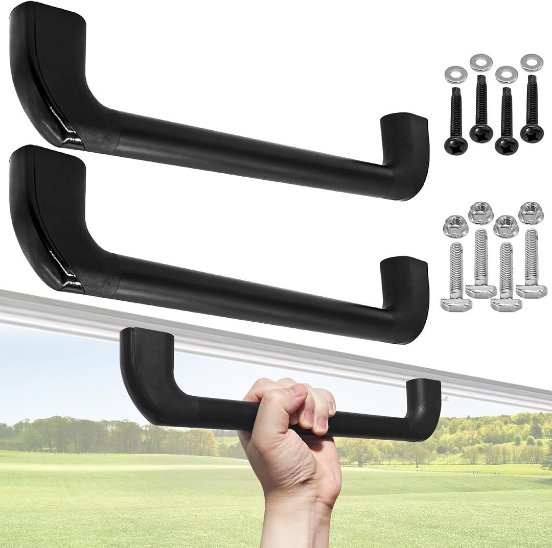 2 Pack Universal Golf Cart Grab Handle Compatible with Club Car, EZGO, Yamaha, XSeries with Versa Triple Track Tops Only