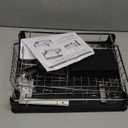 GSlife Dish Drying Rack for Kitchen Counter - Stainless Steel 2 Tier Dish Drainer with Cutting Board, Cup Holder and Utensil Holder, Auto Drain, 21" L x 12.6" W x 15.1" H, Silver