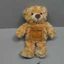 Leyndo Bear with Voice Recording Remembrance Stuffed Animal with Picture Recordable Messages Memorial Toy for Baby Shower Birthday Gift, Recording Gifts(Brown, 12 Inch)