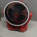 Cordless Battery Operated Fan Compatible with Milwaukee M18 18V Battery, 10 Inch Rechargeable Portable Fan with Variable Speed 4.5H Max Runtime for Jobsite Outdoor(Tool Only, Not Made by Milwaukee)