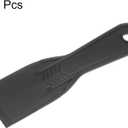 HARFINGTON 10pcs Putty Scraper 2" Width 6mm Thin Width 6mm Thin Flexible Plastic Putty Knives for Taping Drywall Spreading Painting Wall Scratching (Black)