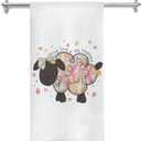 The Lord is My Shepherd Christian Kitchen Towels, Sheep Decor Hand Towels for Bathroom, Bible Verse Decor Dish Tea Towels for Kitchen, Christian Sheep Gifts for Women, 16x24 Inch