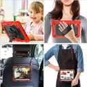 SEYMAC stock Case for iPad mini 7 (A17 Pro) 2024/ Mini 6 8.3'' with Screen Protector Pencil Holder [360 Rotating Hand Strap] &Stand, Drop-Proof Case for iPad mini 7th/6th Generation 8.3", Black+Red