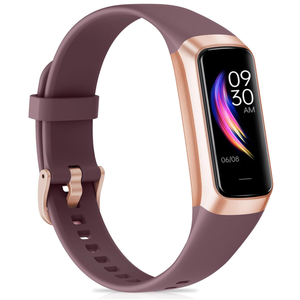 Moremore Fitness Tracker, Activity Tracker with 1.1" AMOLED Screen, Fitness Watch with 24/7 Heart Rate, 25 Sports, Calorie Tracking, Waterproof Step Tracker for Android iPhones Women Men