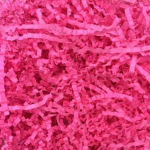10LB Fuchsia Crinkle Cut Paper Shred Filler, Paper Shreds for Basket Fillers, Birthday, Gift Wrapping, Anniversary, Wedding, Valentine's Day, Christmas Gift Decor Party Filler