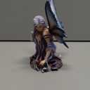 Pacific Giftware 5.25 Inch Fairyland Purple Winged Fairy with Red Rose Statue Figurine