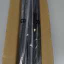 Curtain Rods for Windows 28 to 60 Inch - 2 Pack 5/8” Black Metal Heavy Duty - Decorative Window Small Curtains Rod with Brackets for Kitchen, Bathroom, Sliding Cafe Drapery Rods Door