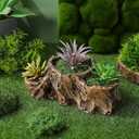 NUOBESTY Faux Moss for Plants Indoor Artificial Green Moss 4.72X4.72 Inch Maintenance-Free Planter Decor for Fairy Garden Wedding Table Centerpiece