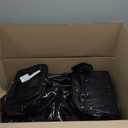 Fanwoli 28" Dance Bag with Garment Rack | Glitter Waterproof Fabric | Shine-Bright Collection | Ideal Rolling Competition Gear Duffel Bag for Professional Dancer Cheerleader Gymnast Cosplayer Skater (Sparkling Black)