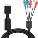 6Ft Component HD AV Cable for PS2/PS3/PS3 Slim, HDTV-EDTV (High Definition 480p) Compatible with PS2/PS3/PS3 Slim 5-Wire