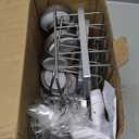 LEVERLOC 2 Pack Corner-adaptive Suction Cup Shower Caddies, Drill-Free Wall Mounted Basket, Stainless Steel Rustproof Corner Shower Shelf, Large Capacity Removable Suction Cup Bathroom Organizer, Gray