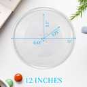 12" Microwave Plate Replacement Glass Turntable| Fits LG,GE, Panasonic, Frigidaire, Farberware & More