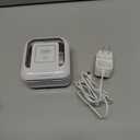 FSA HSA Eligible | 2-in-1 Ultrasonic & U-V Dental Cleaner, 42kHz Deep Cleaning Machine with Digital Timer, 180ml Pod for Retainers, Aligners, Mouth Guards | Viewing Port (White)