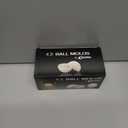 Silicone Ice Molds Set of 2 - Circle Ice Cube Molds for Large Round Ice Balls - Ideal Sphere Shaped Big Ice Balls for Whiskey, Bourbon, Scotch, and Other Drinks - Includes Extra Cocktail Recipes