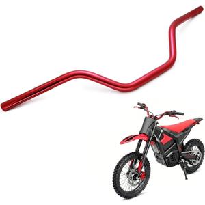 Electric Dirt Bike Handlebar 7/8" 22mm Handlebars for Eskute Nova X Mini Windone RM7 Ebike Electric Dirt Bike Red