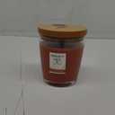 WoodWick Nature's Wick Cinnamon & Apple Scented Candle, 10oz with Wooden Lid, Crackles at it Burns, Fall