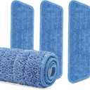 3-Pack Cinch Mop Replacement Heads, Microfiber Mops for Floor Cleaning - Wall Mop with Reusable Washable Pads, Compatible with Cinch Mop - Microfiber Wholesale